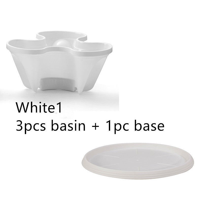 Plastic Stackable Vertical Flower Plant Pot