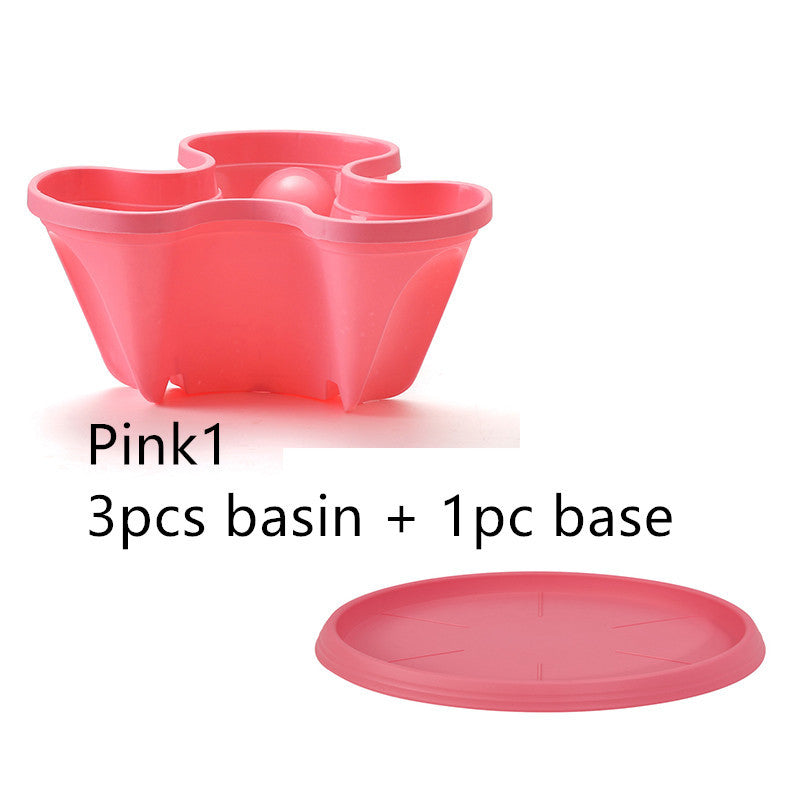 Plastic Stackable Vertical Flower Plant Pot