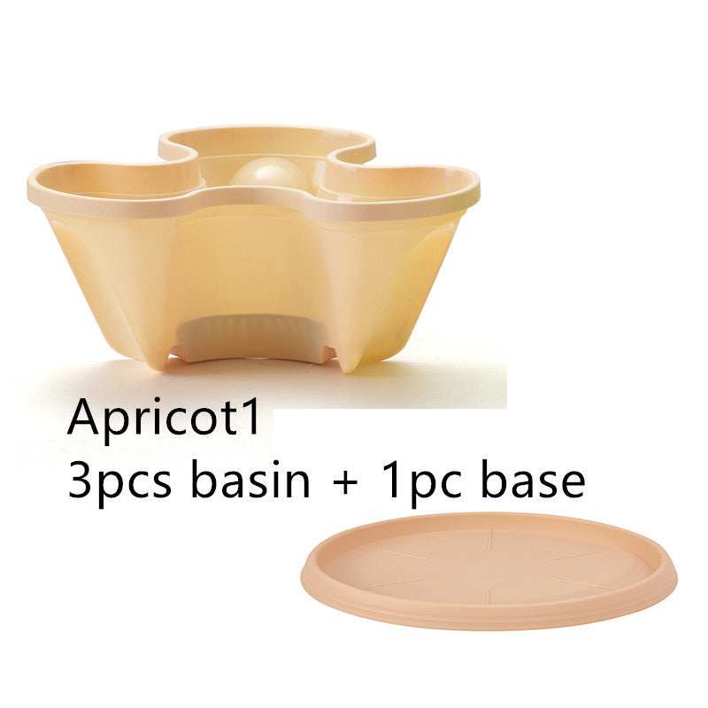 Plastic Stackable Vertical Flower Plant Pot