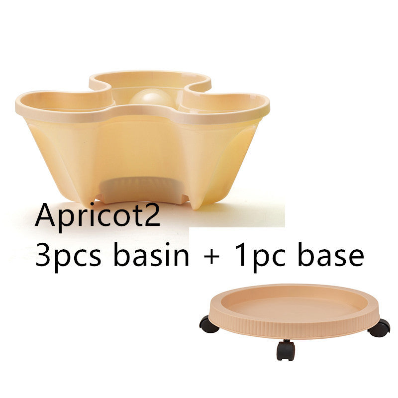 Plastic Stackable Vertical Flower Plant Pot