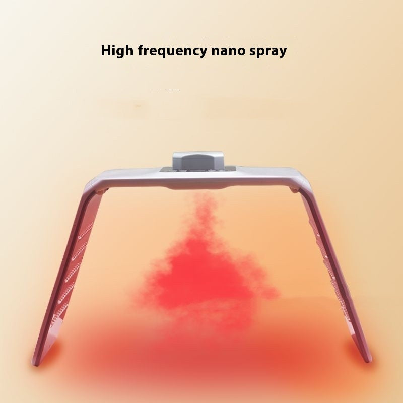 New Red Blue Light Folding Household Photon Beauty Instrument Spray Colorful Infrared Spectrometer Mask Factory