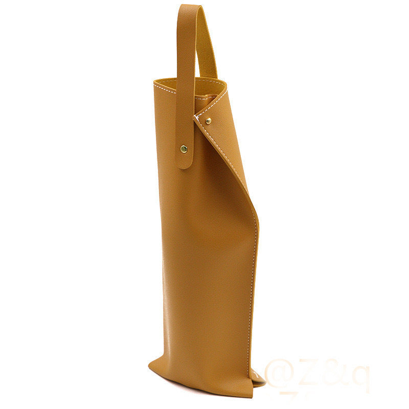 Leather Wine Tote Carrier