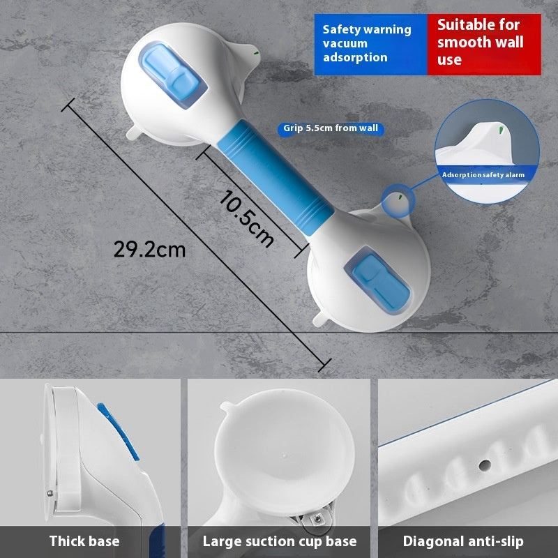 Non Perforated Suction Cup Bathroom Handrail