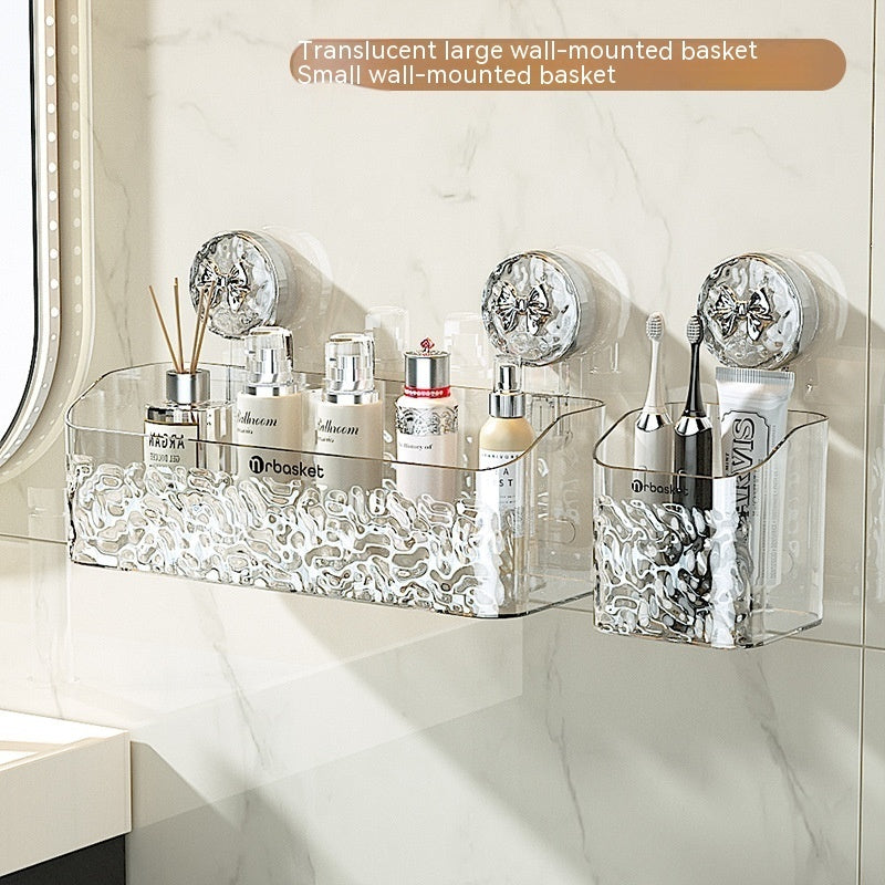 Light luxury style punch-free storage rack