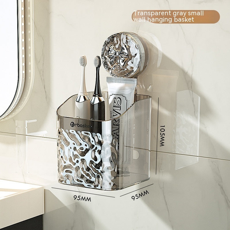Light luxury style punch-free storage rack
