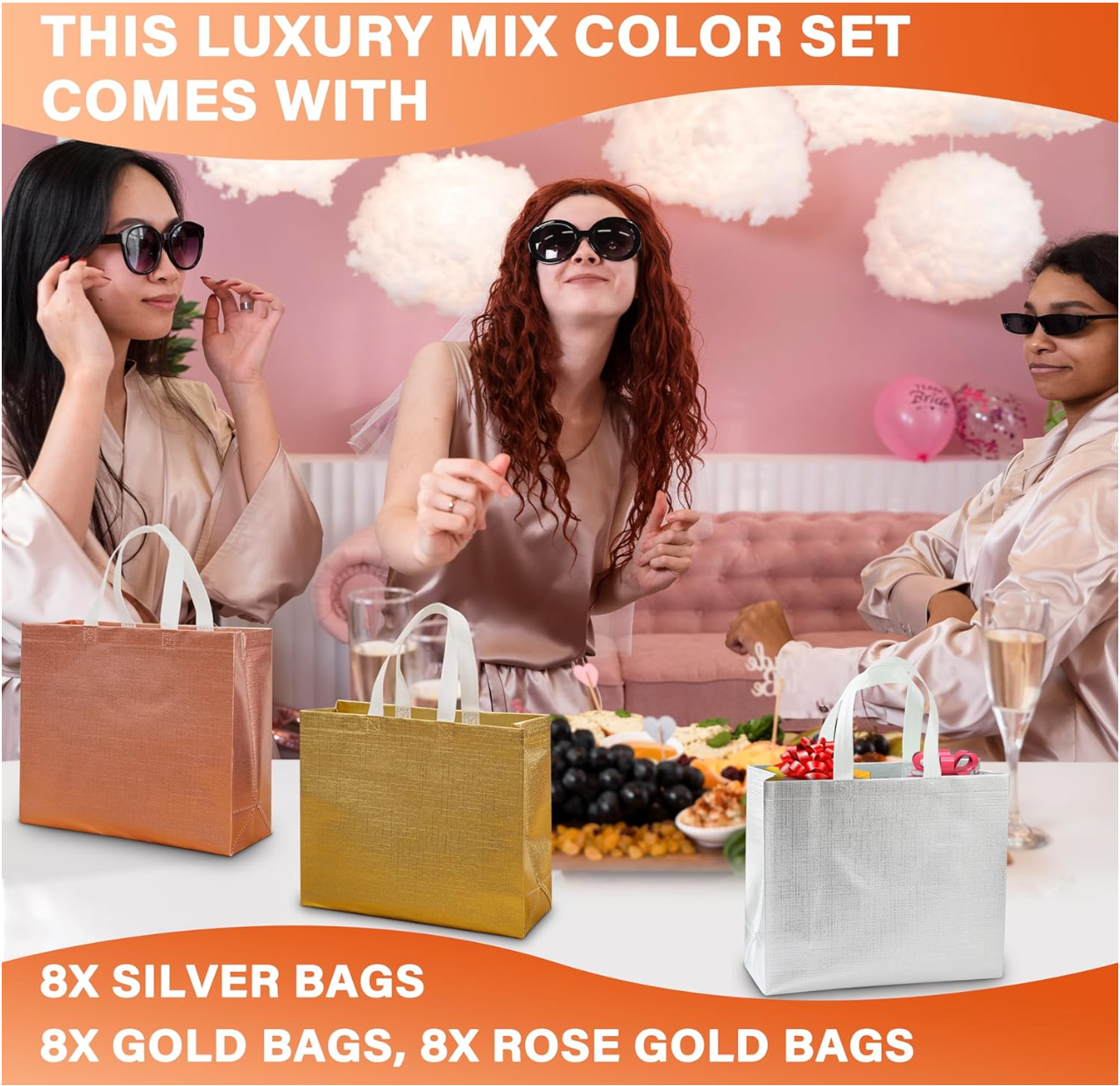 Reusable Shopping Bags for Birthdays Gift