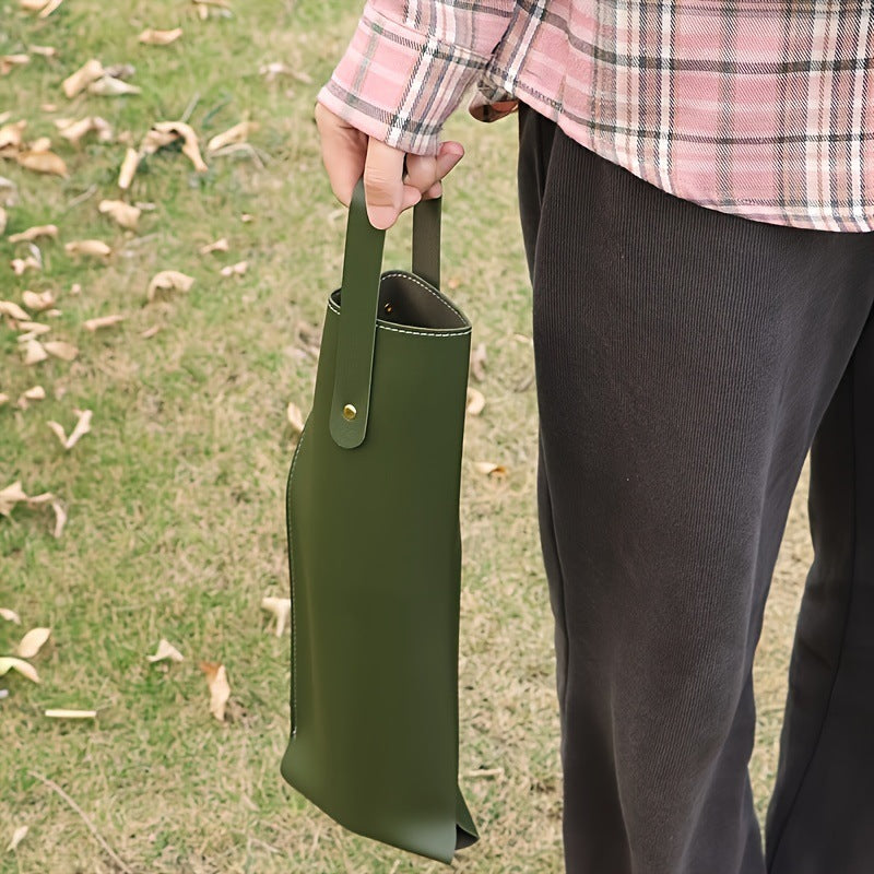 Leather Wine Tote Carrier