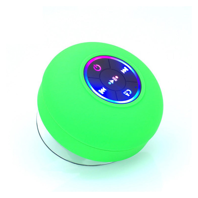 Mini Bluetooth Shower Speaker With Led Light