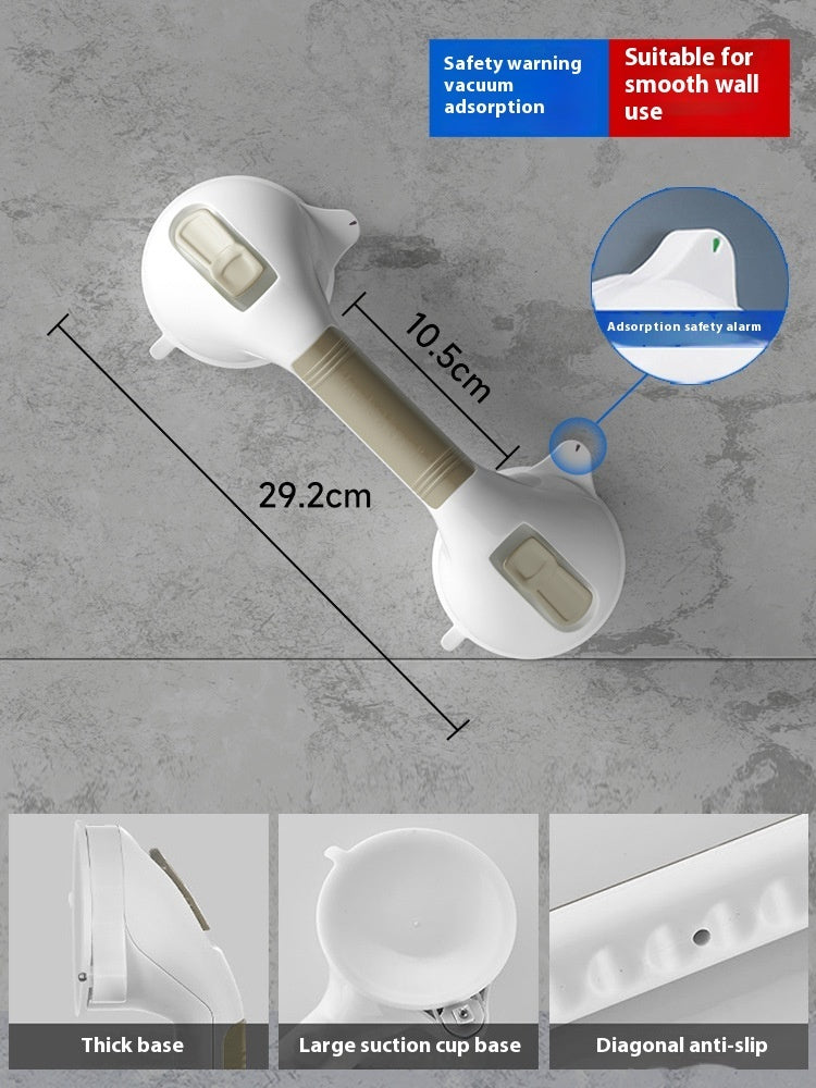 Non Perforated Suction Cup Bathroom Handrail