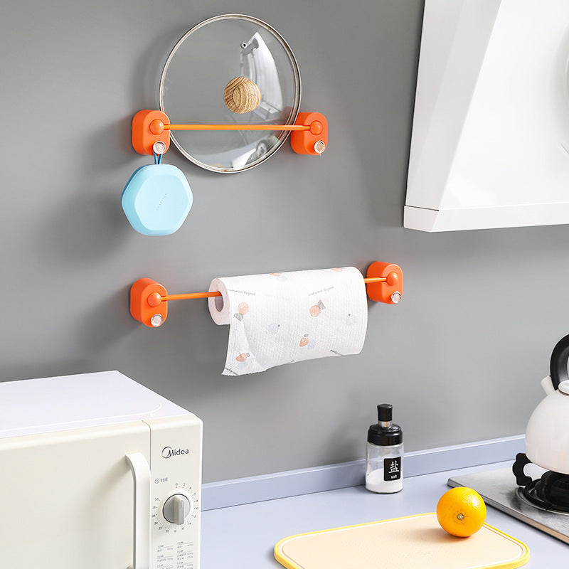 Perforation Free Bathroom Towel Rack