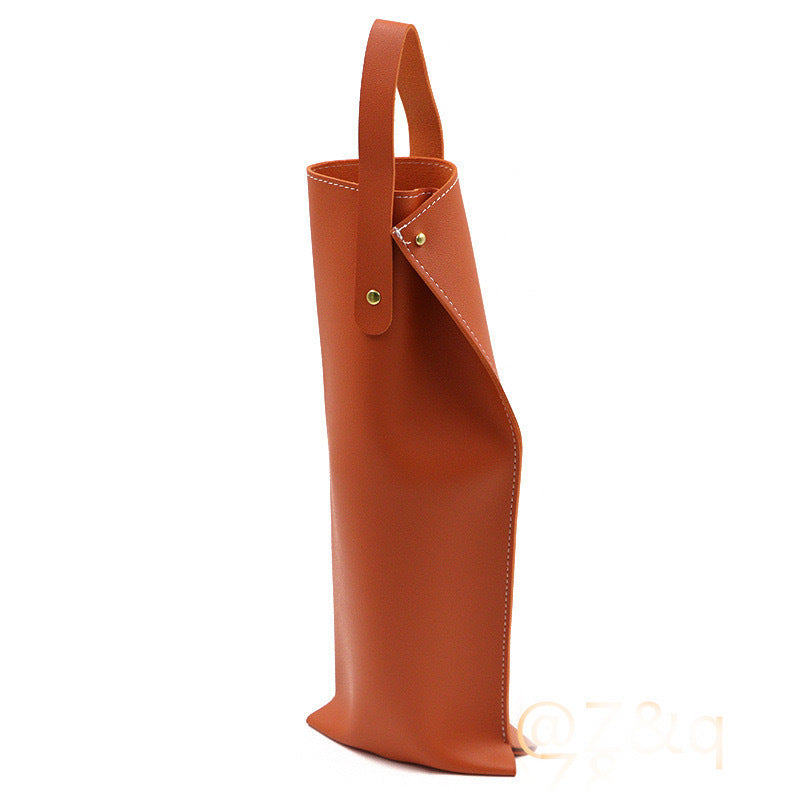 Leather Wine Tote Carrier