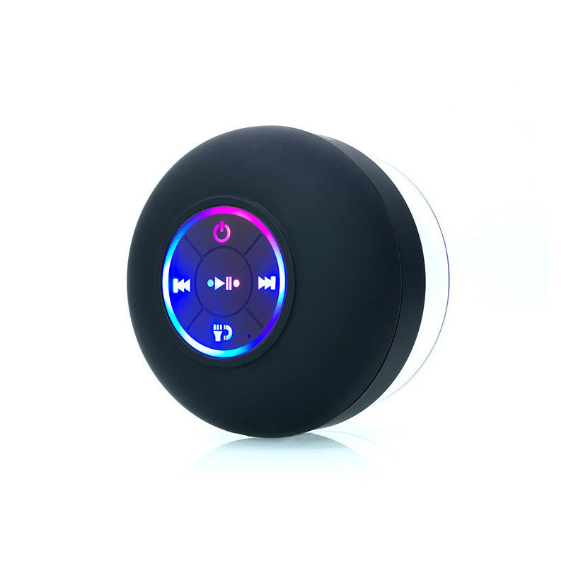 Mini Bluetooth Shower Speaker With Led Light