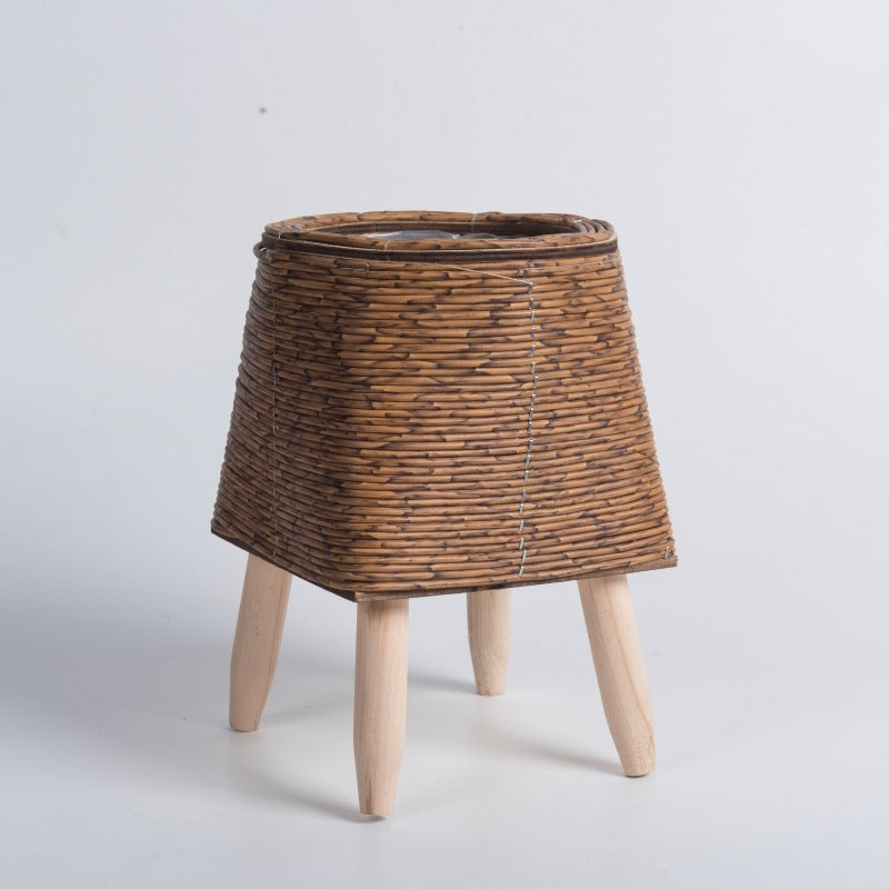 Nordic Imitation Rattan Flower Pot