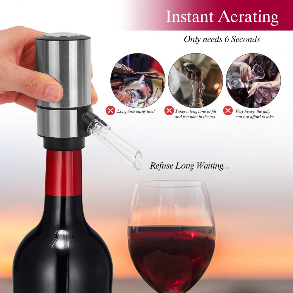 Electric Wine Aerator Pourer