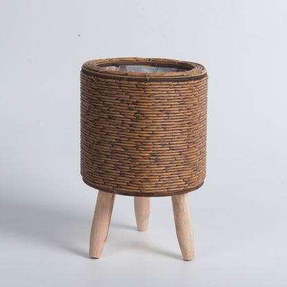 Nordic Imitation Rattan Flower Pot