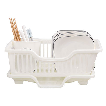 Double Layer Kitchen Dishes & Utensils Drying Organizer Rack