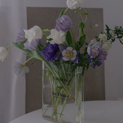 Acrylic Flower Book Vase