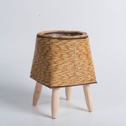 Nordic Imitation Rattan Flower Pot