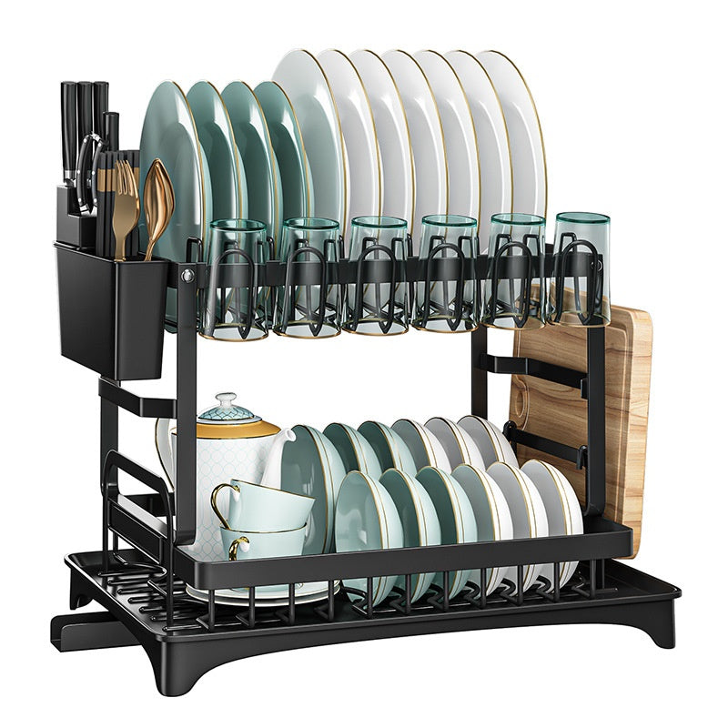 Kitchen 2 Tier Dish Drying Rack