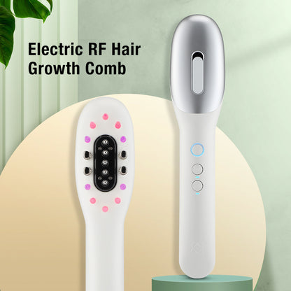 Electric Massage Comb Micro Current Red Blue Light Scalp Import Massage Instrument