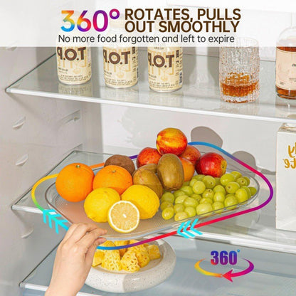 Lazy Susans Turntable Organizer for Refrigerator