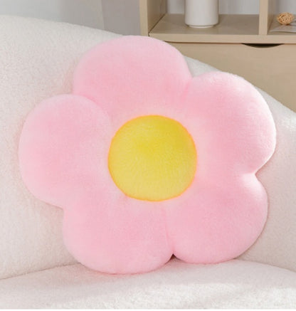 Flower Plush Throw Pillow Soft Plant Chair Cushion