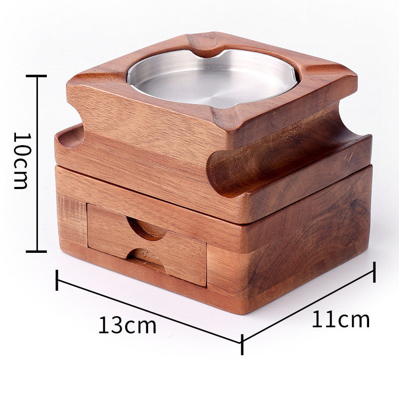 Whisky Cup Holder With Drawer To Store Practical Ashtray