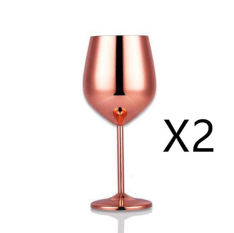 Stainless Steel Wine Glasses