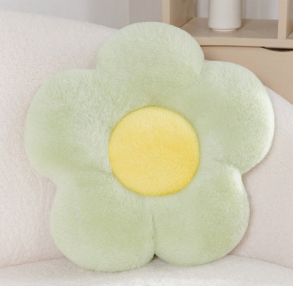 Flower Plush Throw Pillow Soft Plant Chair Cushion