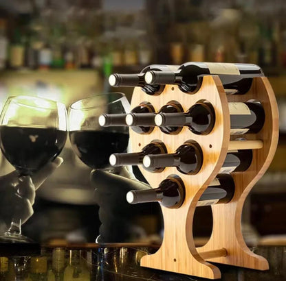 Virago Wine Glass Shaped Wine Rack