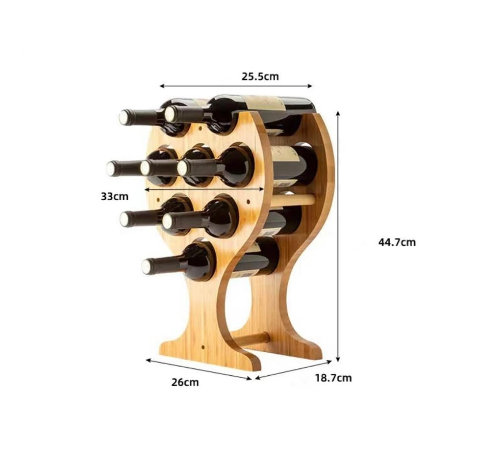 Virago Wine Glass Shaped Wine Rack