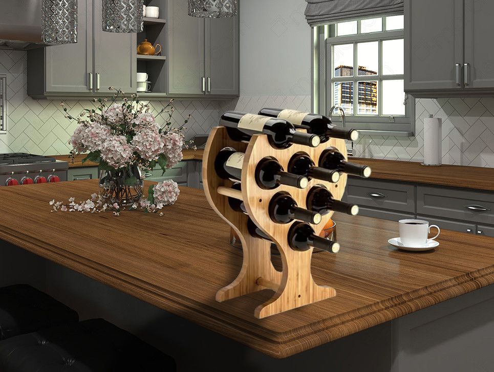 Virago Wine Glass Shaped Wine Rack