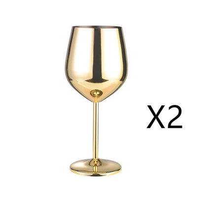 Stainless Steel Wine Glasses